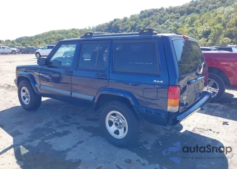 2000 Jeep Cherokee Sport из США, поврежденный, VIN 1J4FF48S1YL242290